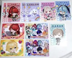 にじさんじチップス　カード　叶　レインパターソン　ルンルン　魔界ノりりむ　カード