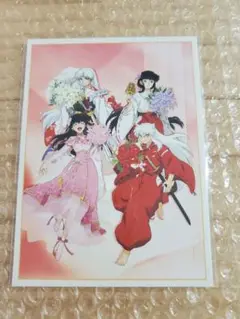 犬夜叉 中国限定 30周年ポップアップ ポストカード ハガキ キービジュアル