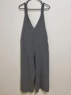 JEANASIS Vネック サロペット グレーのサムネイル