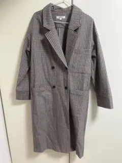 moussy チェック柄　コート