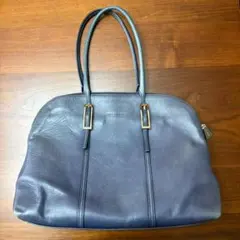 COCCINELLE 【紺】ネイビー トートバッグ　中古　ビジネス