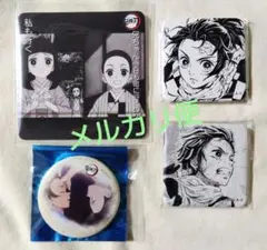 鬼滅の刃〈炭治郎〉スクエア ありがとう 缶バッジ コースター ダイニング カフェ