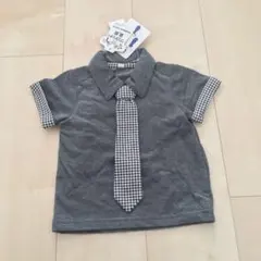 新品 男の子 フォーマル シャツ ネクタイ 80