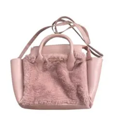 【付録】JILLSTUART ピンクファーショルダーバッグのサムネイル