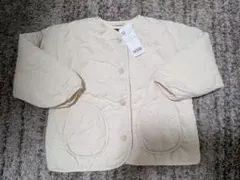 アイボリー キルティングジャケット 120　新品未使用
