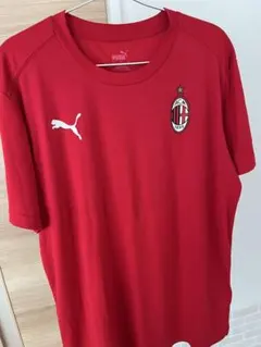 PUMA AC Milan Tシャツ レッド　トレーニング　ウェア　セリエAのサムネイル