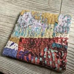 No.404ヴィンテージカンタキルト(ラリーキルト)のコースター