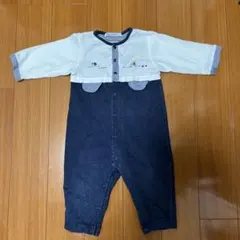 familiar ロンパース 70サイズ ホワイト・ネイビー