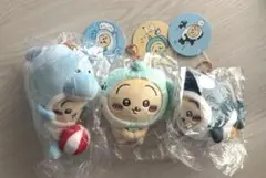 ちいかわ水族館　イルカなうさぎマスコット　シャチなうさぎ　マンボウ！持ちます