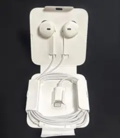 Apple ホワイト ジャック 有線イヤホン　純正 ライトニング イヤホン