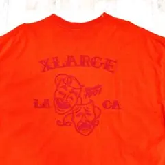 ​【早い者勝ち】XLARGE 2FACE Tシャツ XL 赤 刺繍ロゴ ゆるだぼのサムネイル