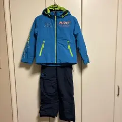 Mizuno 子ども用スキーウェア 青　上下セット
