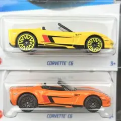 ホットウィール　ミニカー　シボレー コルベット C6　 2台セット