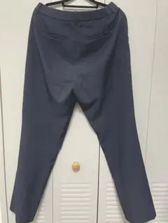 UNIQLO 感動パンツ ストレート ネイビー XL