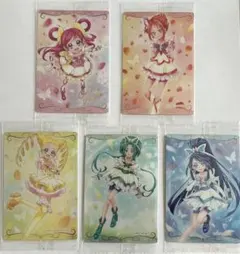 プリキュアウエハース13 Yes! プリキュア5 カード 5枚セット