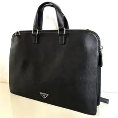 PRADA プラダ サフィアーノレザー ビジネスバッグ ブリーフケース