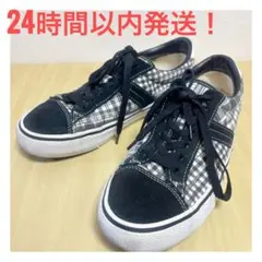 VISION STREET WEARローカット　キャンバススニーカー　チェック柄のサムネイル