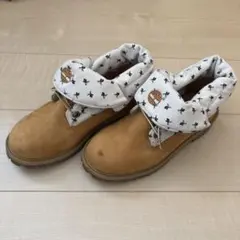 Timberland ベージュ スエード ワークブーツ