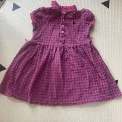 ラルフローレン　ワンピース　ピンク　2歳　90センチ　半袖