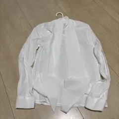 SHEIN ホワイトリボン付き長袖シャツ XS