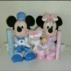 ウェディングミッキー&ミニーぬいぐるみセット