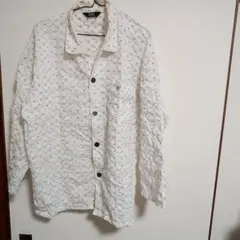 POLO 長袖パジャマ Lサイズ ホワイト上下
