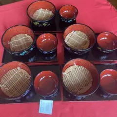 茶道具 期間限定特価 木製 薄茶器 3点セット(柿型茶器・曙棗・竹茶器