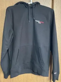 TOMMY JEANS ブラック フード付きパーカー M