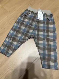 チェック柄パンツ