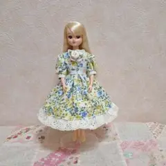 ドール服…No.598~リカちゃんサイズのワンピース