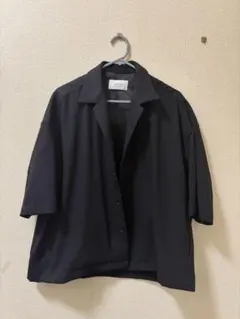 STUDIOUS 半袖シャツジャケット ブラックのサムネイル