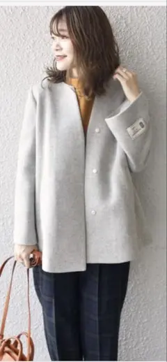 専用です！SHIPS キーネック　ショートコート　美品！38