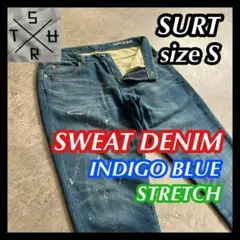 SURT サート スウェットデニム S スカイブルー ロンハーマン ストレッチのサムネイル