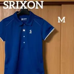 スリクソン　ゴルフ　ポロシャツ　レディース　M 青色のサムネイル