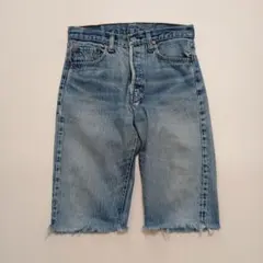 70s 80sリーバイス501 66後期 赤耳 カットオフ デニムショーツ - メルカリ