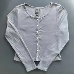GAP ギャップ　リブ編みカーディガンサイズS 長袖　薄紫