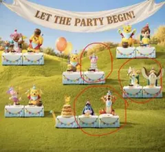 ポップマート くまのプーさん let's party フィギュア 5点セット
