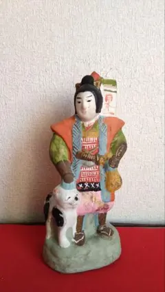 新品　日本人形　桃太郎　モモタロウ　MOMOTARO 楽天市場】陶器製 武者人形・日本人形 桃から生まれた日本一の