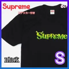 Supreme　シュプリーム　シュレックロゴ　ブラック　Tシャツのサムネイル