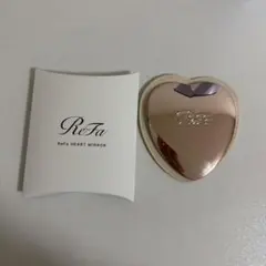 【値下げ中】ReFa HEART MIRROR ハート型ミラー　ローズゴールド