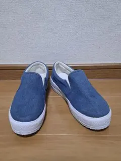 デニム スリッポン 靴