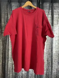 Champion 赤 ポケット付き Tシャツ ＵＳＡ