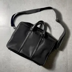 未使用級✨️ marie claire ビジネスバッグ 2way ロゴ刻印 黒のサムネイル