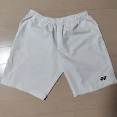 YONEX VERSICOOL ホワイトハーフパンツ Lサイズ