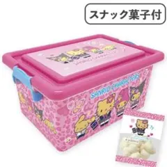 サンリオキャラクターズお菓子コンテナボックス　パフスナック　シュガー味のサムネイル