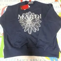 Mardi Mercredi スウェット ネイビー 刺繍 新品
