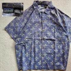 Patagonia パタゴニア コットン 半袖 アロハシャツ　総柄 VTGのサムネイル