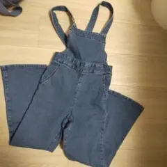 GU キッズ デニム サロペット S 140くらい