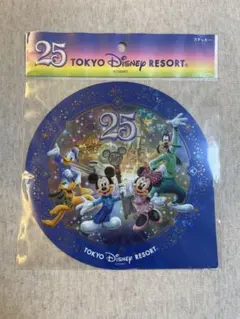 東京ディズニーリゾート 25周年 ステッカー
