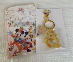 ディズニー　40周年　キーホルダー